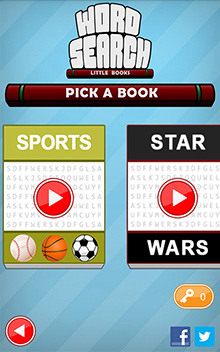 Book selection screen shows progress for the whole book