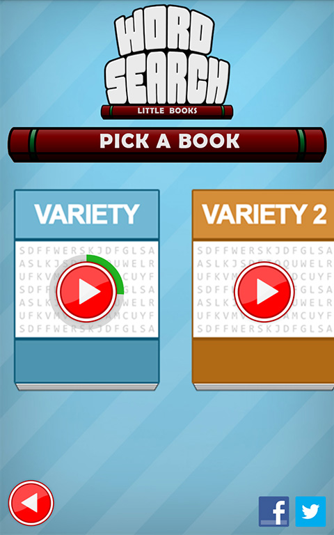 Book selection screen shows progress for the whole book